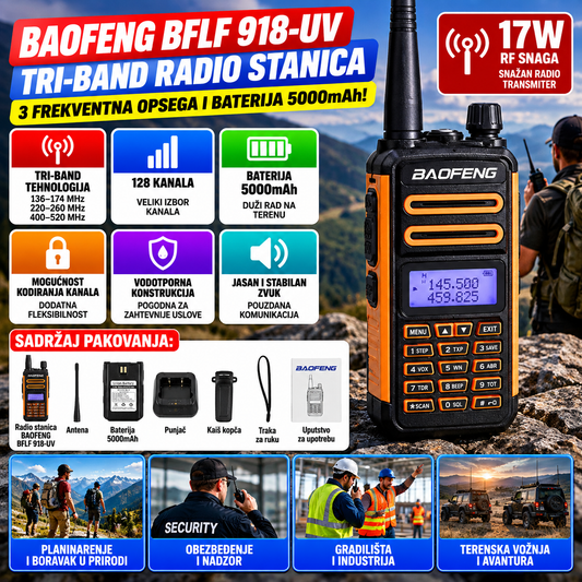 Radio stanica BAOFENG BFLF 918-UV