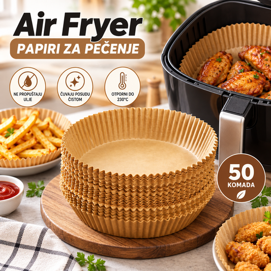 Papir za pečenje za Air Fryer ( 50 komada)