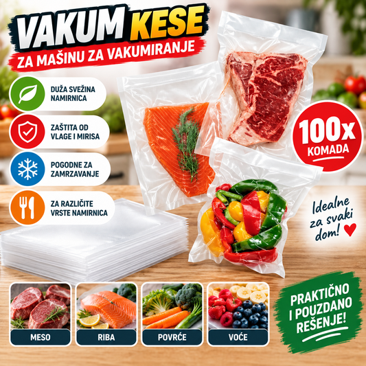Vakum kese za mašinu za vakumiranje - 100x komada