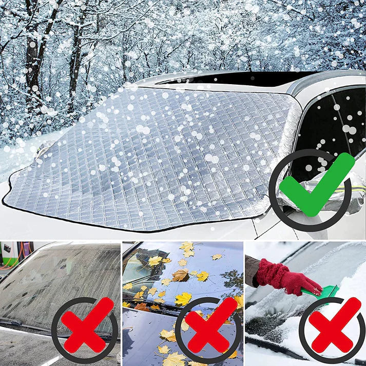 Zaštita za šoferšajbnu i retrovizore, Zaštita za šoferku od sunca, mraza, kiše i snega