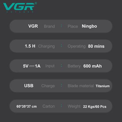 VGR V - 363 Profesionalni Shaver za Brijanje