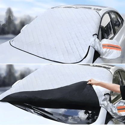 Zaštita za šoferšajbnu i retrovizore, Zaštita za šoferku od sunca, mraza, kiše i snega
