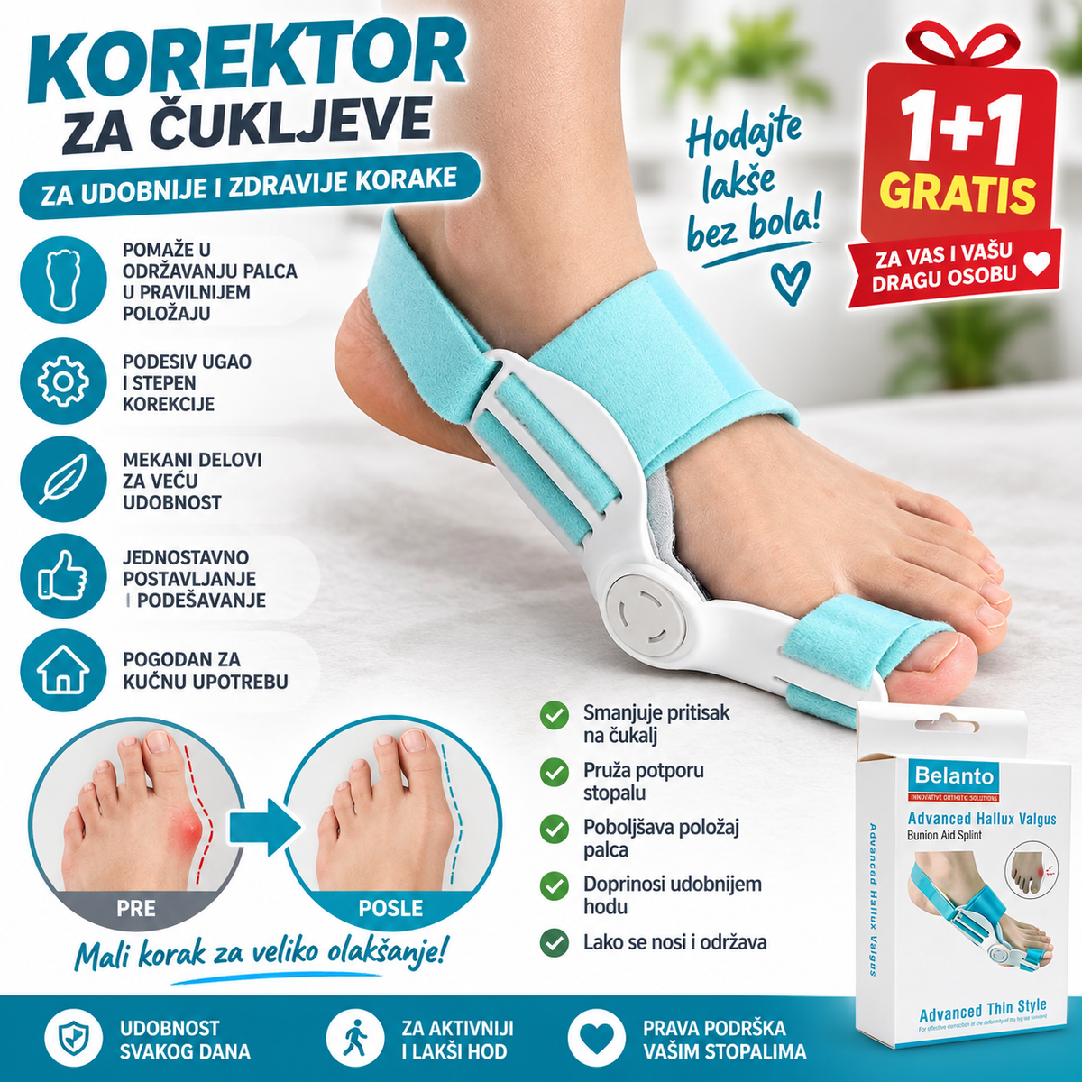 Korektor za Čukljeve 1+1 Gratis