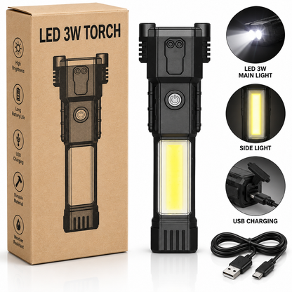 Punjiva LED Radna Lampa 3W