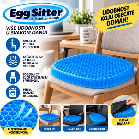 Egg Sitter Gel Jastuk za Sedenje