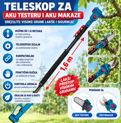 Teleskop za Aku Testeru i Aku Makaze 1.6m