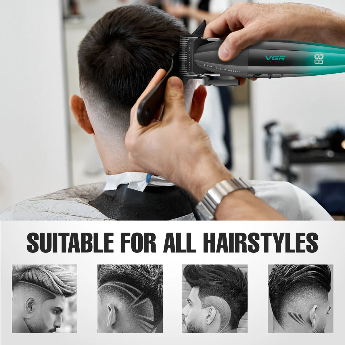 Profesionalna Frizerska Mašinica za Šišanje VGR V - 003