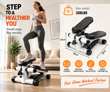 Mini Steper za Vežbanje sa Ekspanderima – Kućni Fitnes