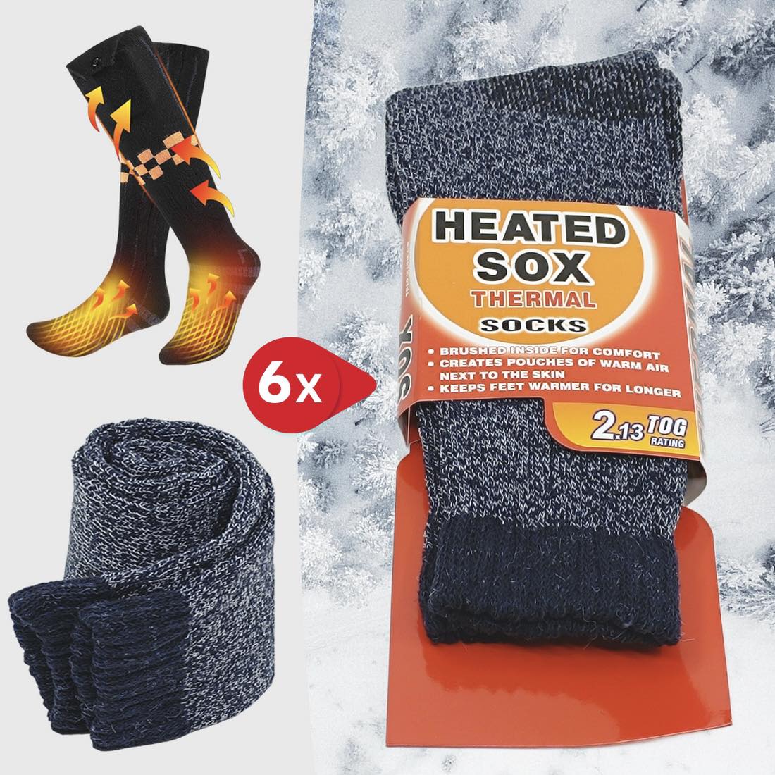 Set termo čarapa-6 komada